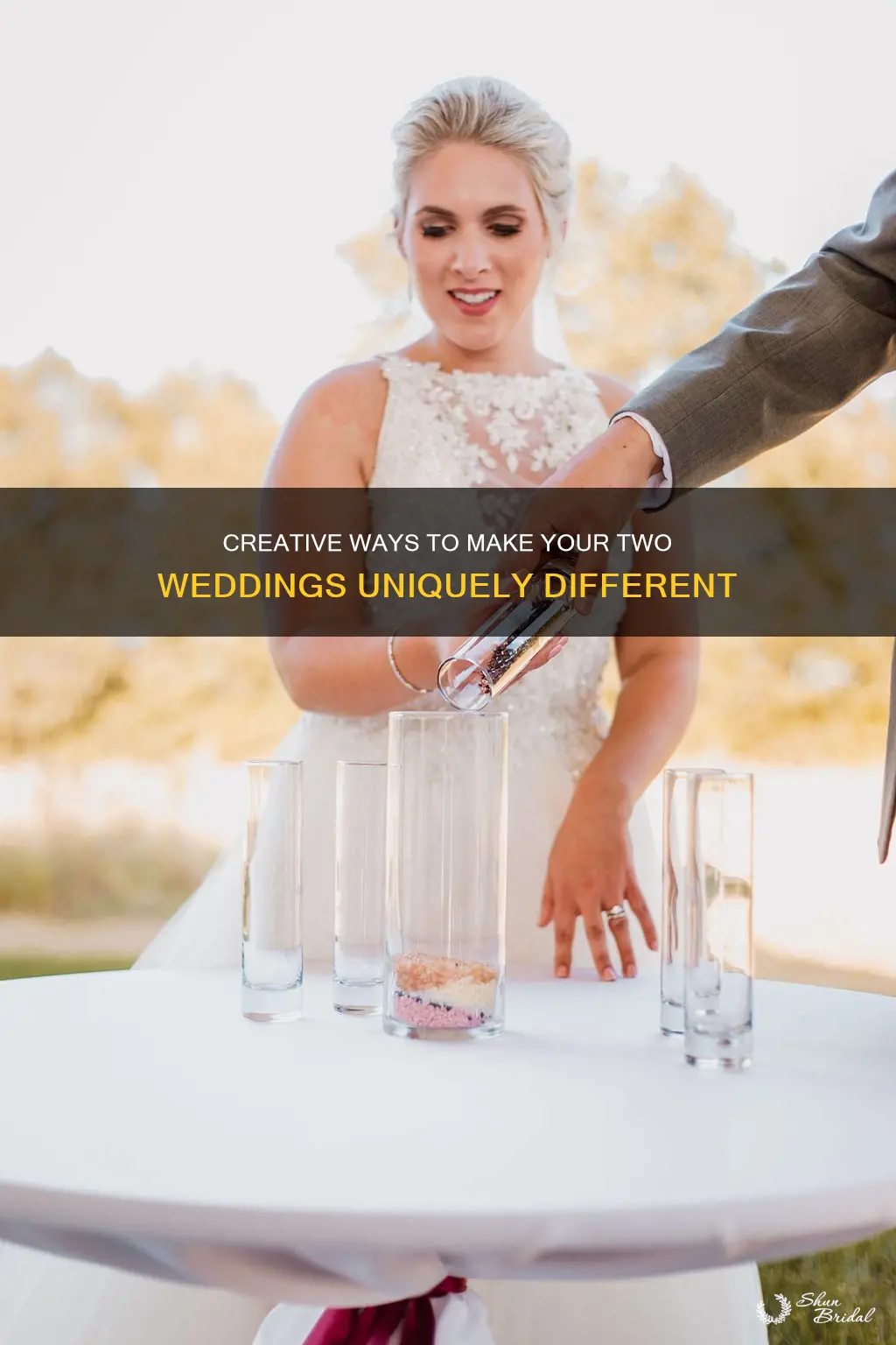 how to make two wedding ceremonies different