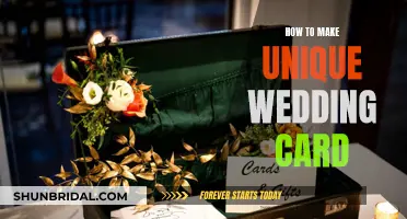 Crafting Unique Wedding Cards: Creative DIY Ideas