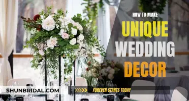 Creative Wedding Decor: Make Your Big Day Uniquely Yours