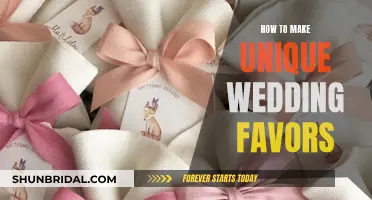 Creative Wedding Favors: Make Your Guests Feel Special