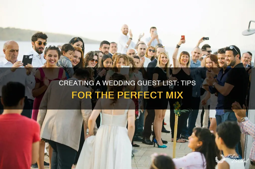 how to make up a wedding guest list