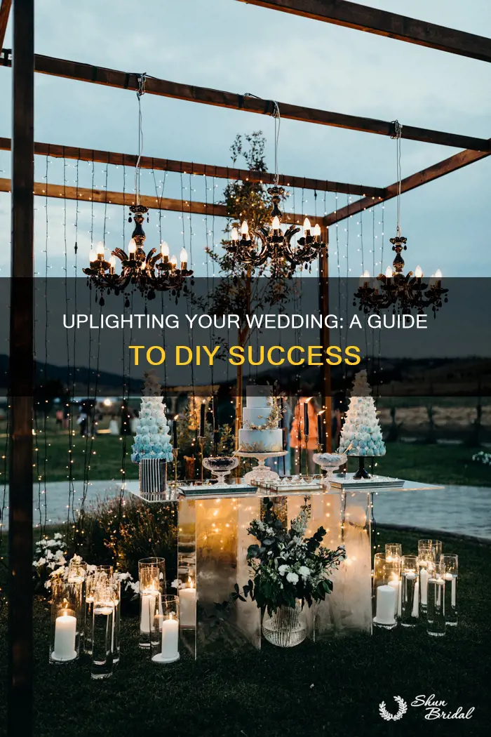 how to make uplighting for wedding