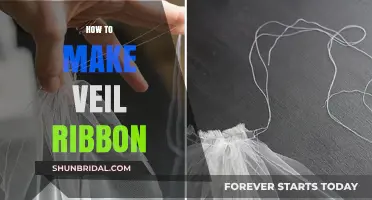 Crafting Delicate Veil Ribbons: A Step-by-Step DIY Guide