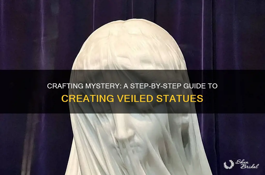 how to make veiled statue
