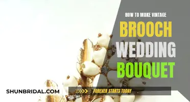 Create a Unique Wedding Bouquet with Vintage Brooches