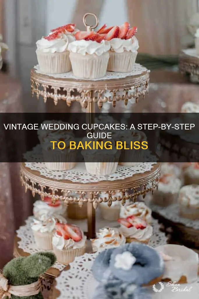 how to make vintage wedding cupcakes