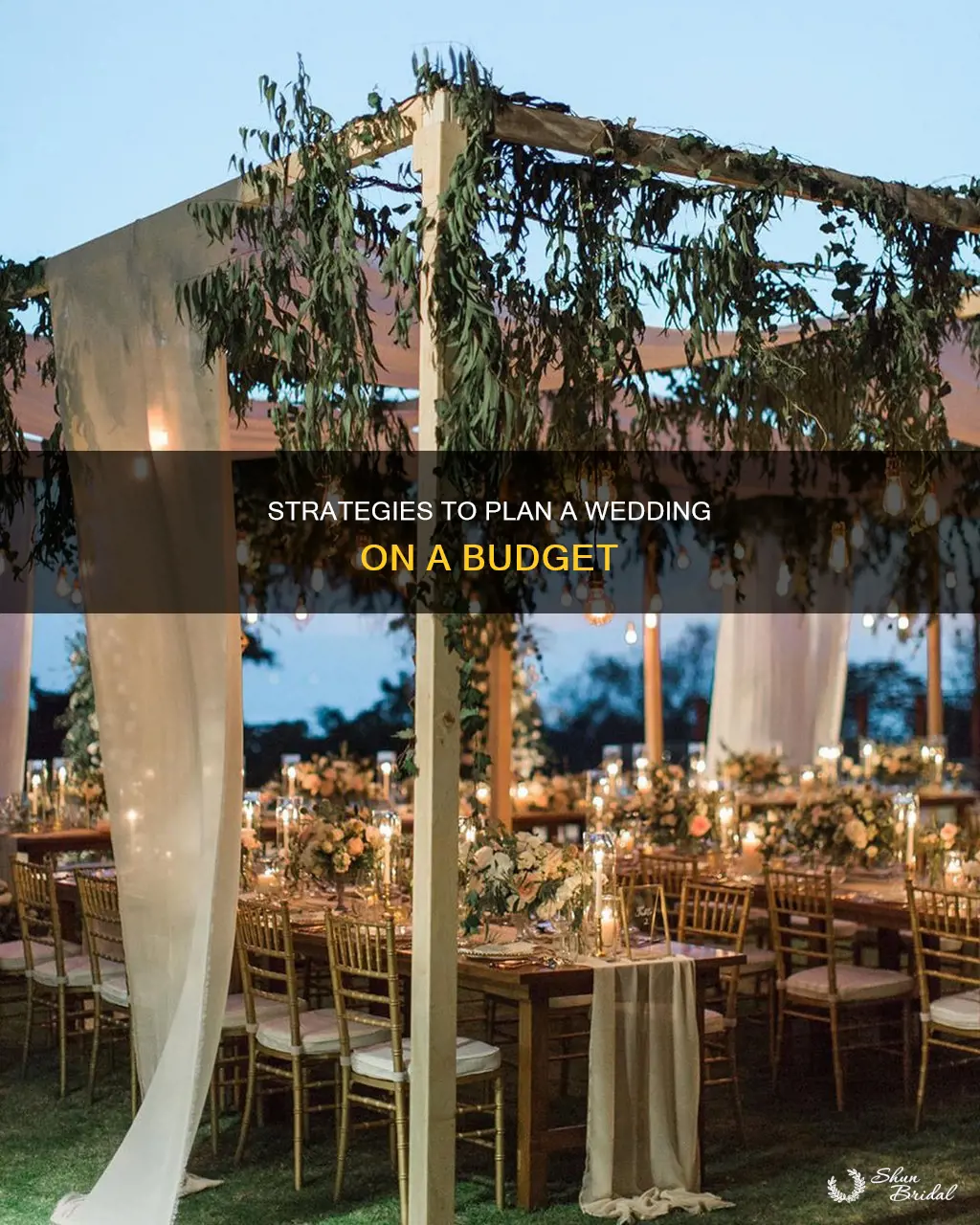 how to make wedding affordable