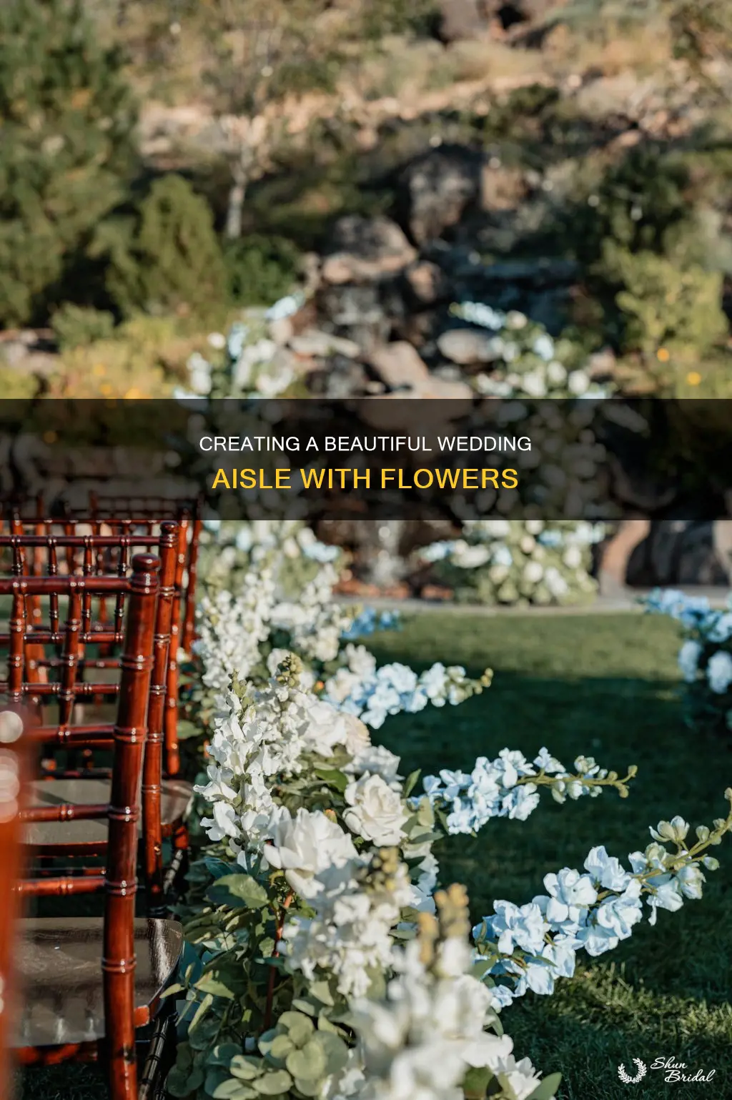 how to make wedding aisle flowers