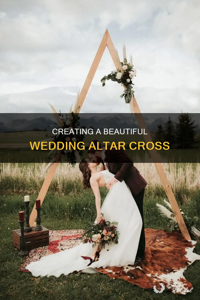 how to make wedding altar cross