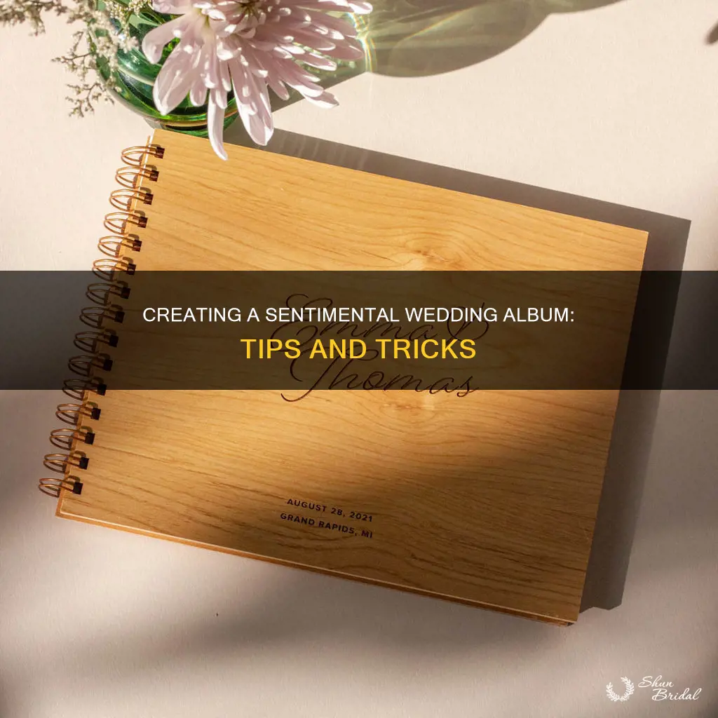 how to make wedding anniversary album