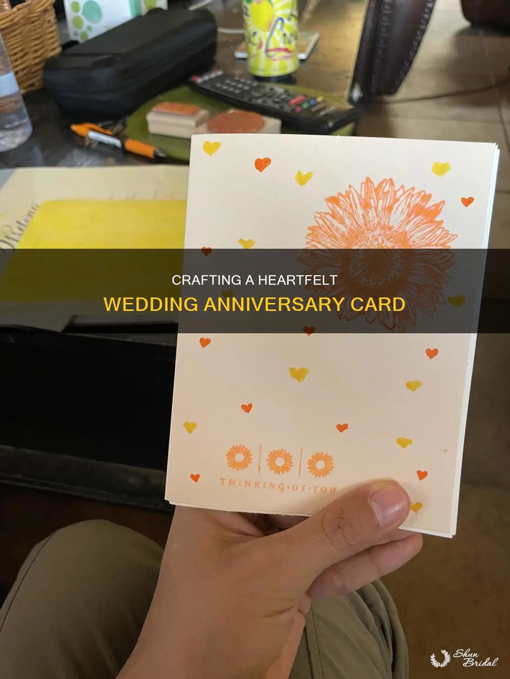 how to make wedding anniversary card