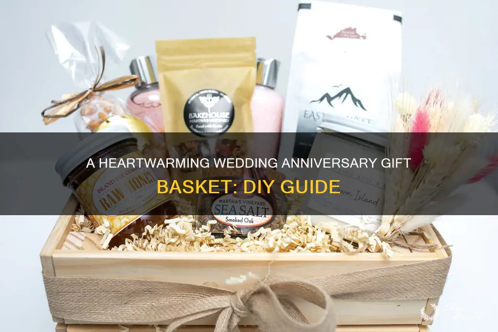 how to make wedding anniversary gift basket