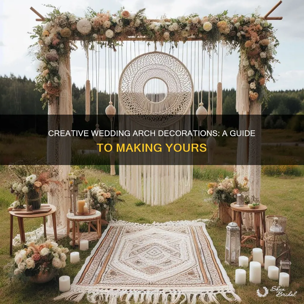 how to make wedding arch decorations