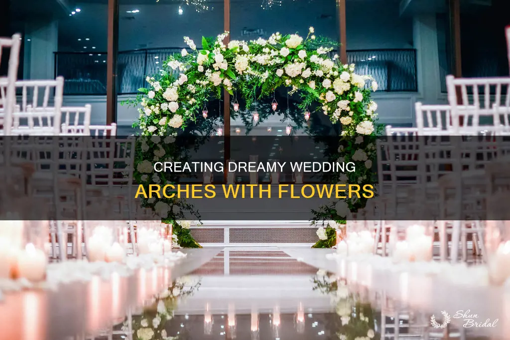 how to make wedding arch flower arrangements