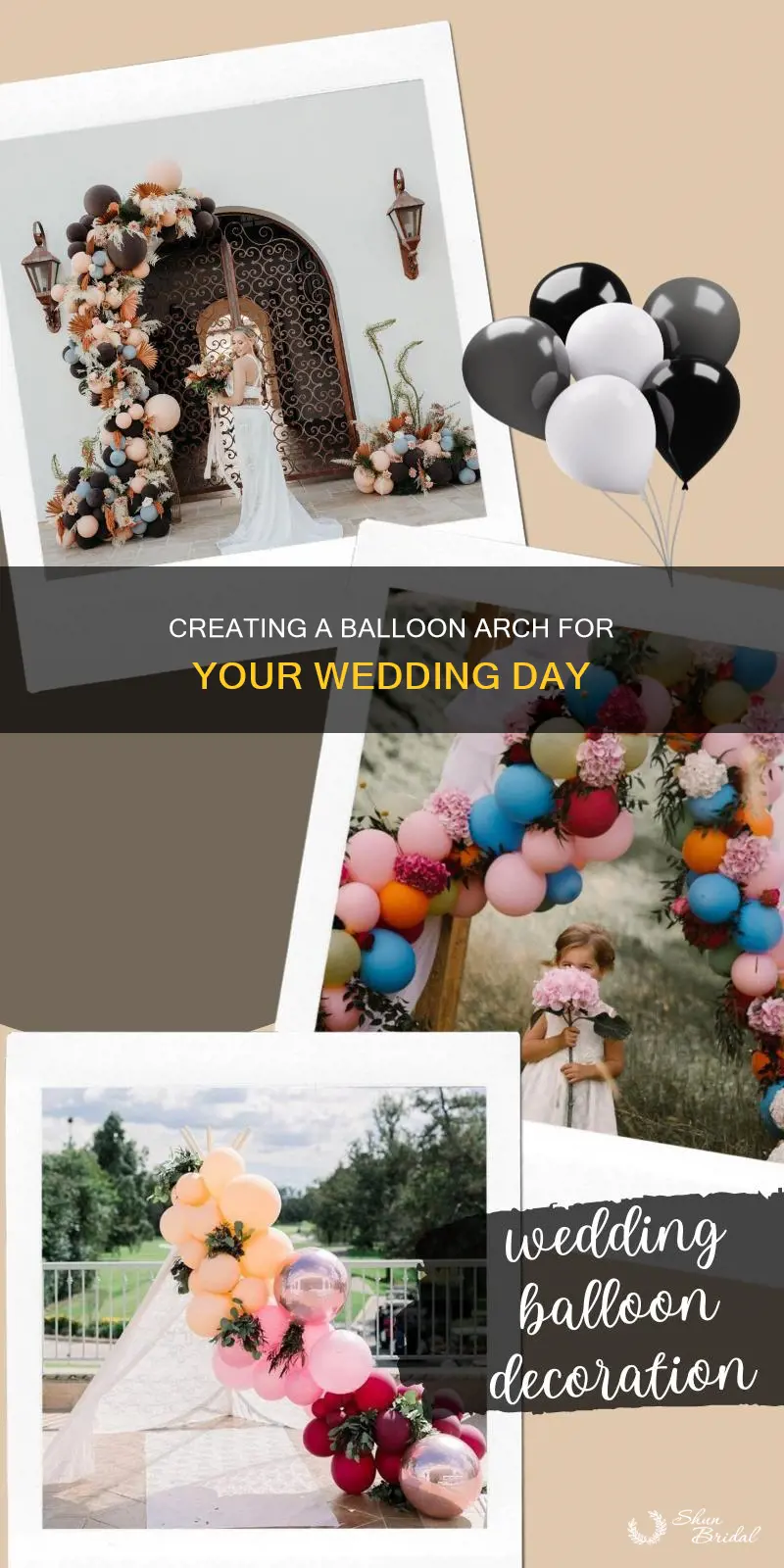 how to make wedding arch with balloons