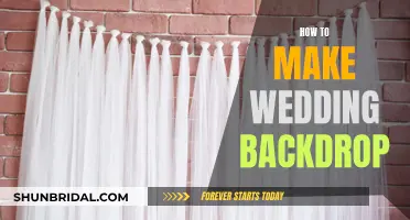 Creating a Wedding Backdrop: Simple DIY Ideas and Tips