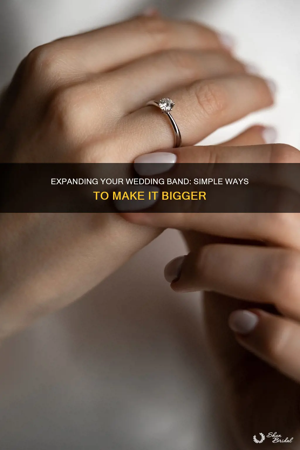 how to make wedding band bigger