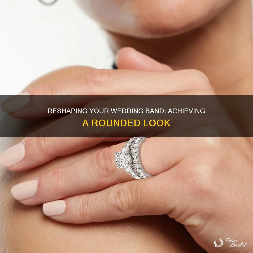 how to make wedding band rounded