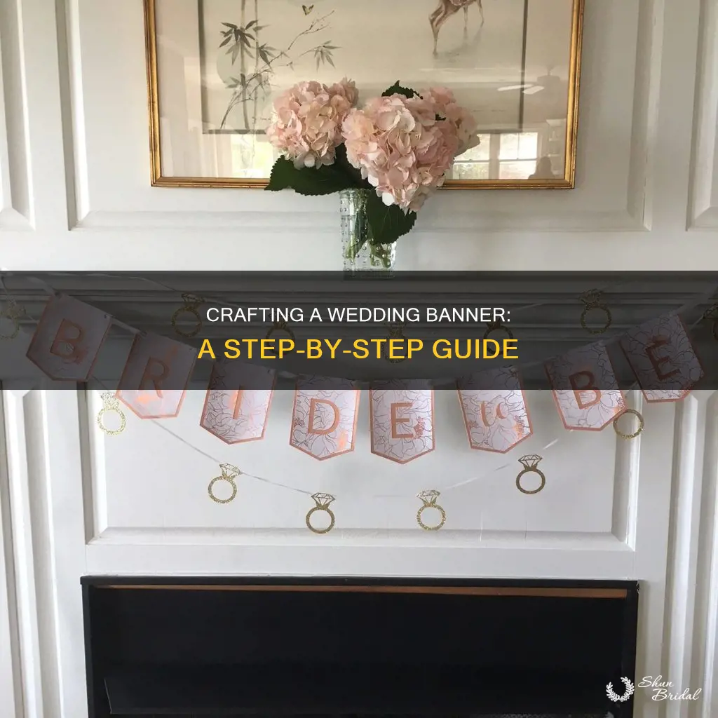 how to make wedding banner