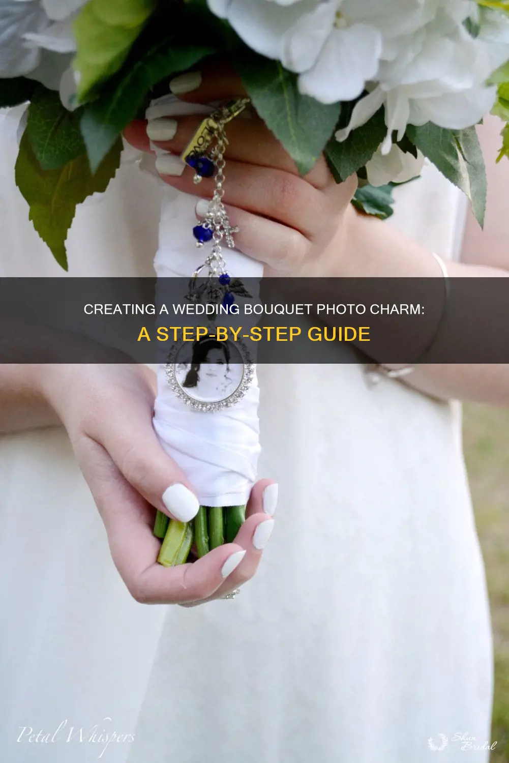 how to make wedding bouquet photo charm