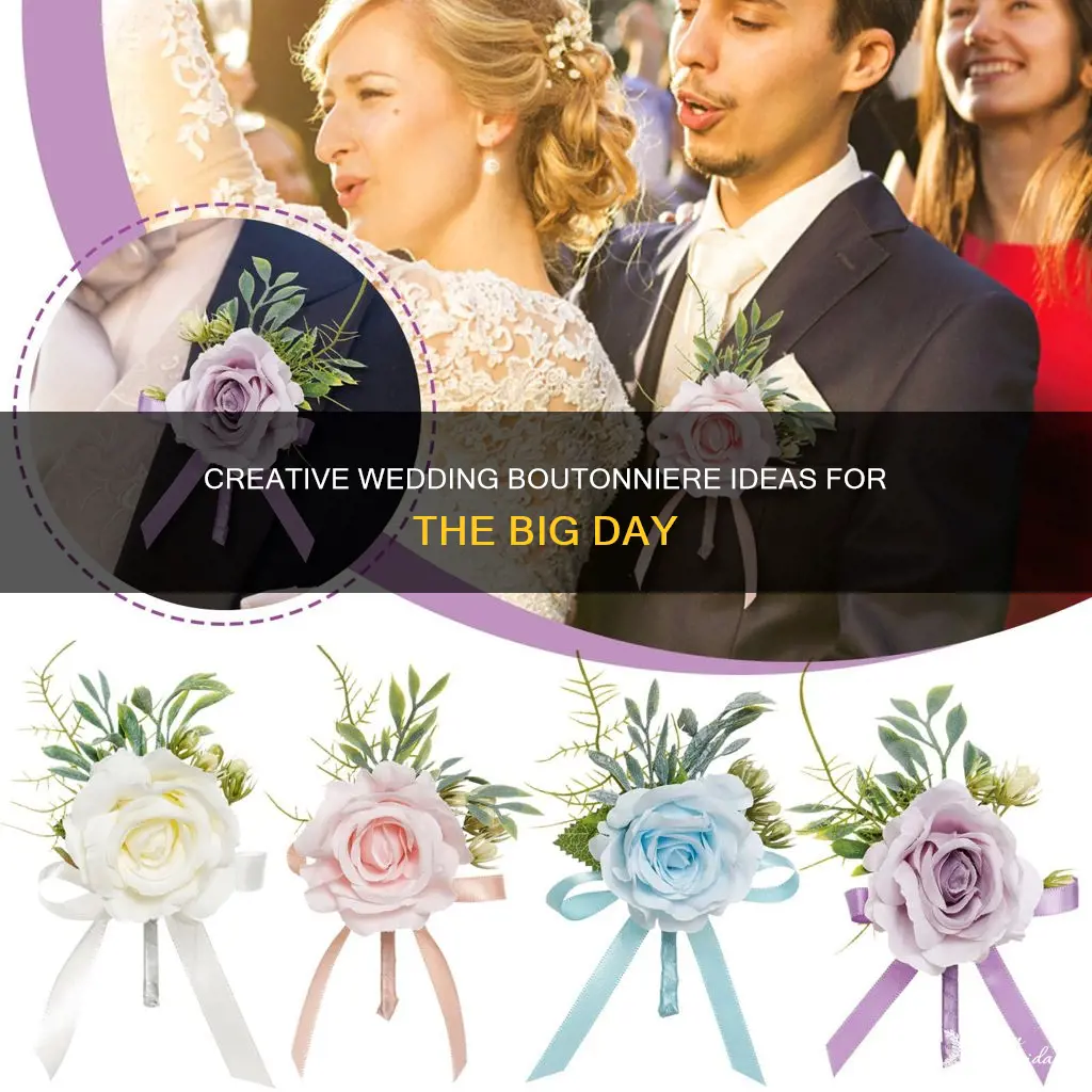 how to make wedding boutonniere ideas