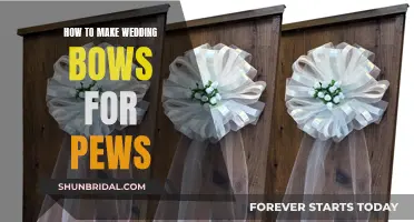 Creating Wedding Pew Bows: A Step-by-Step Guide