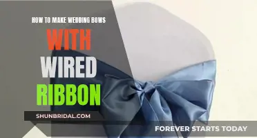 Creating Wedding Bows: Wired Ribbon Techniques