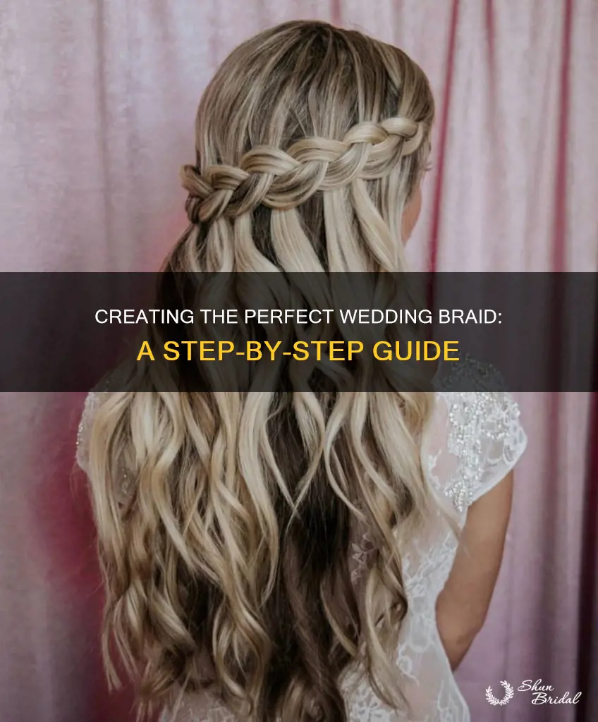 how to make wedding braid