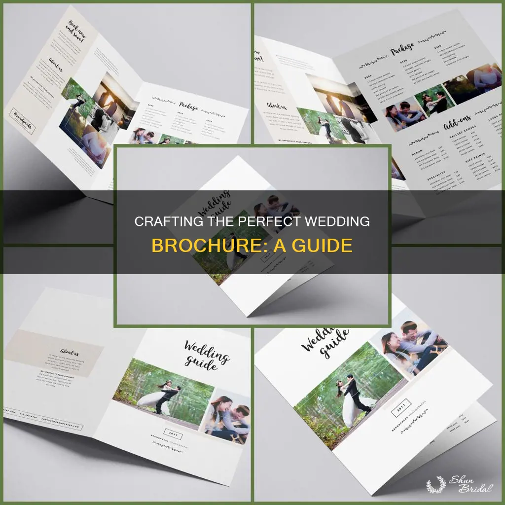 how to make wedding brochure