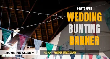 Create a Wedding Bunting Banner: Easy DIY Guide