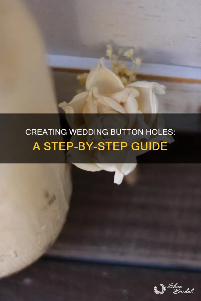 how to make wedding button holes