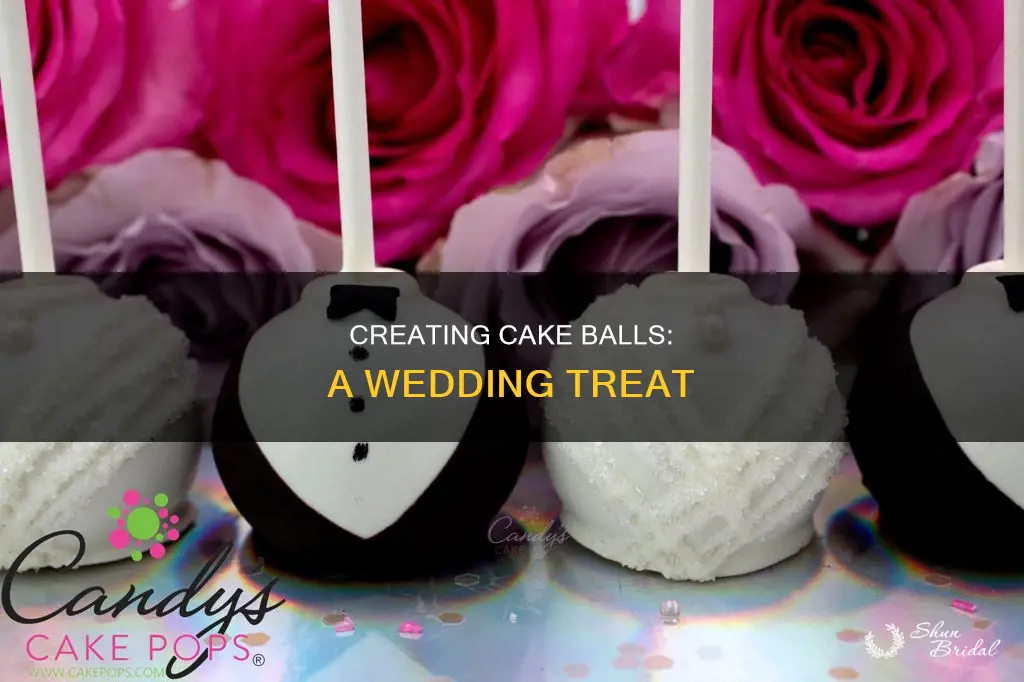 how to make wedding cake balls