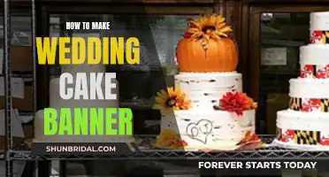 Creating a Wedding Cake Banner: A Step-by-Step Guide