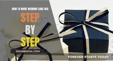 Creating Wedding Cake Boxes: A Step-by-Step Guide