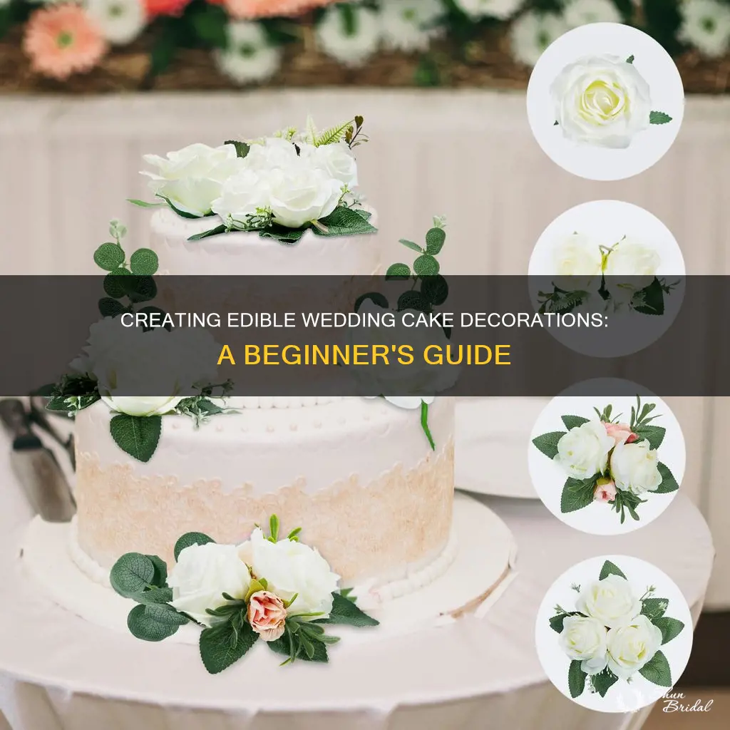 how to make wedding cake decorations