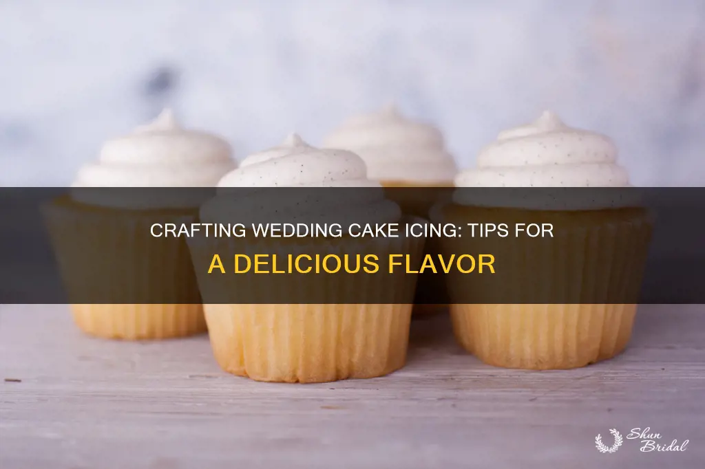 how to make wedding cake flavor icing