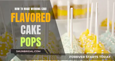 Creating Wedding Cake Flavored Cake Pops: A Step-by-Step Guide