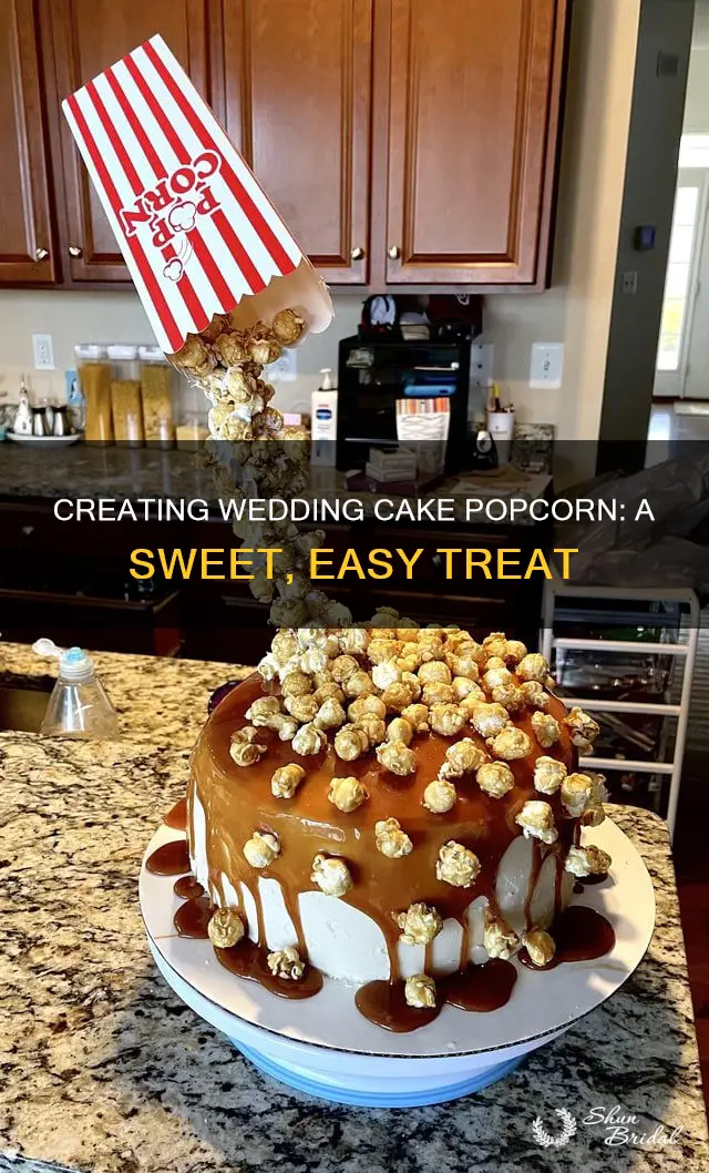 how to make wedding cake flavored popcorn