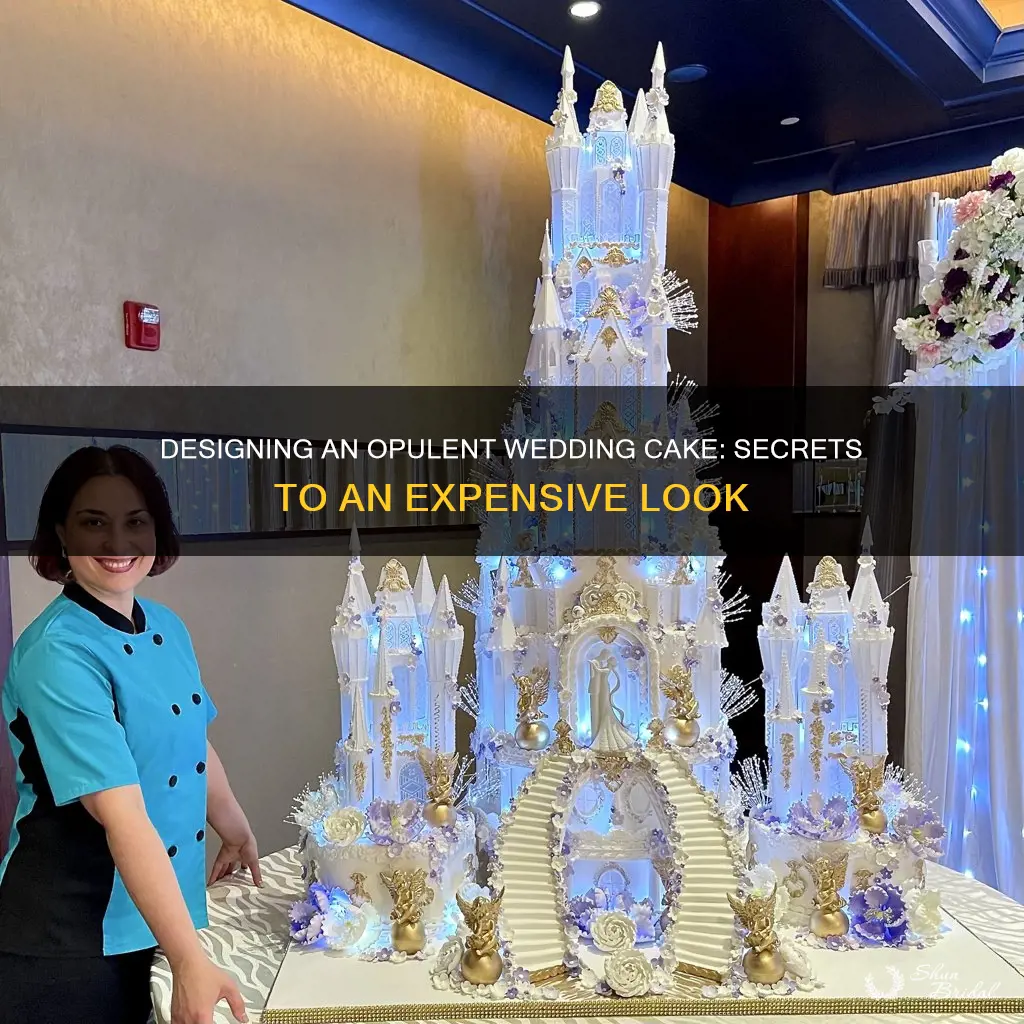 how to make wedding cake look expensive