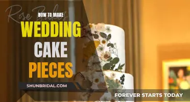 Creating Wedding Cake Pieces: A Step-by-Step Guide