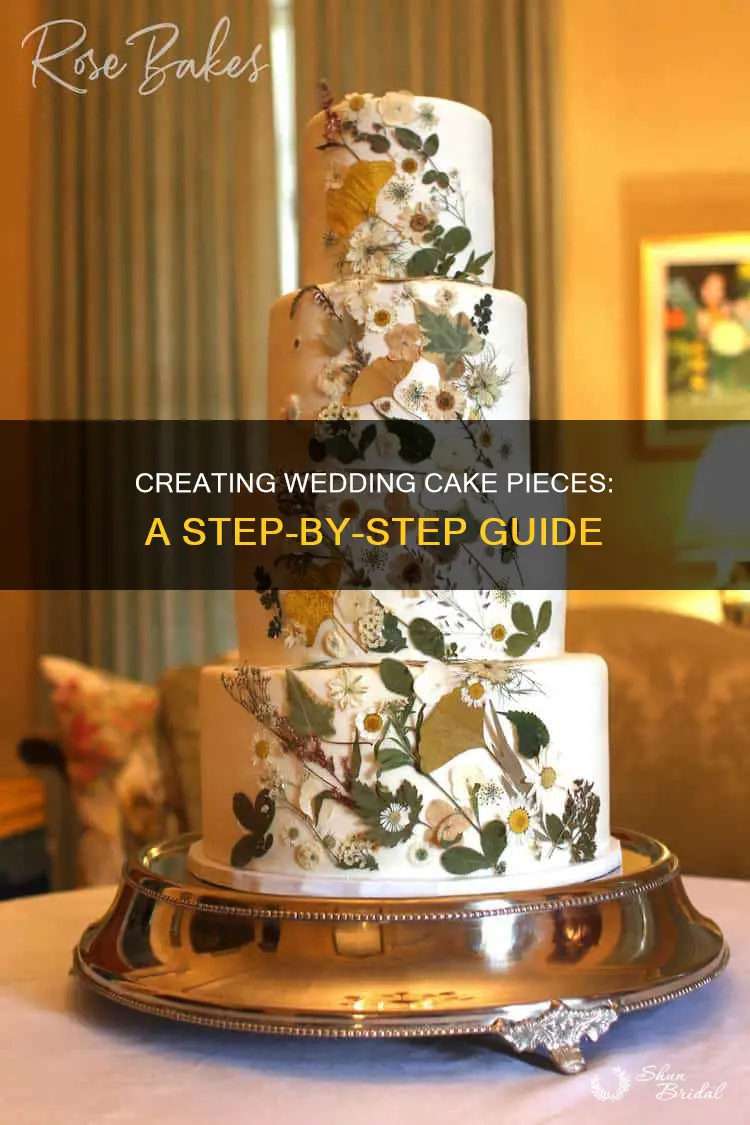 how to make wedding cake pieces