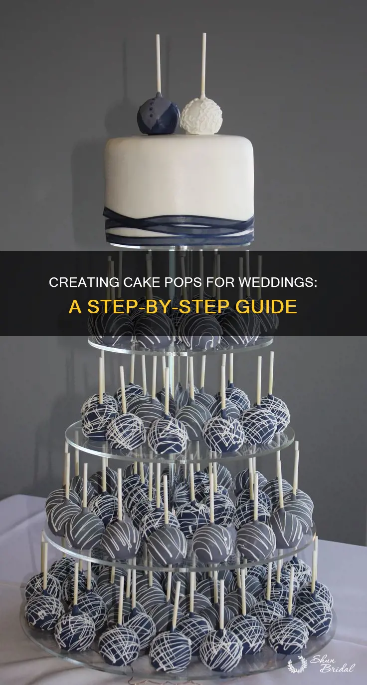 how to make wedding cake pops