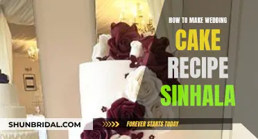 The Perfect Sinhala Wedding Cake: A Step-by-Step Guide