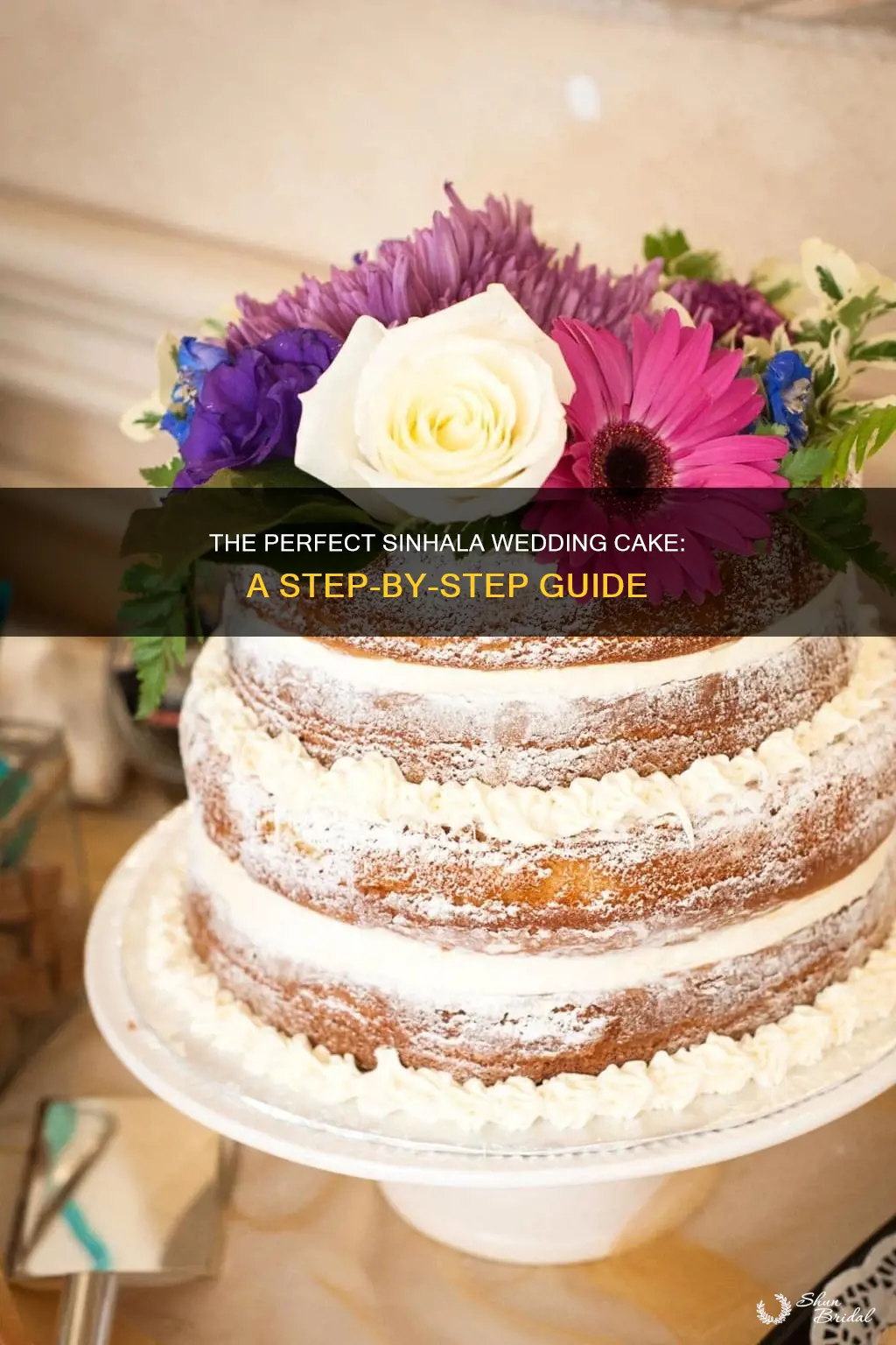 how to make wedding cake recipe sinhala