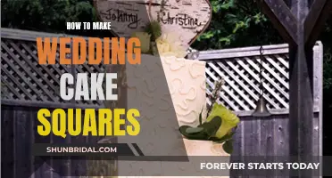 Creating Wedding Cake Squares: A Step-by-Step Guide