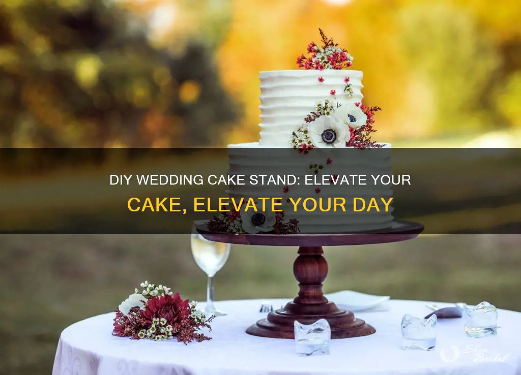 how to make wedding cake stand at home