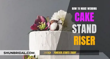 Creating a Wedding Cake Stand Riser: DIY Guide