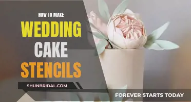 Creating Wedding Cake Stencils: A Step-by-Step Guide