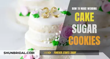 Crafting Wedding Cake Sugar Cookies: A Step-by-Step Guide