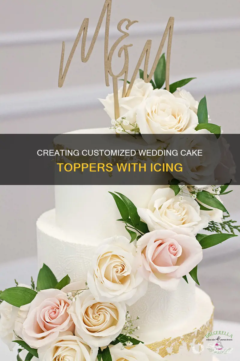 how to make wedding cake topper out of icing